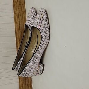 Ann Taylor, women's tweed 1" heel pumps sz 7office old money business